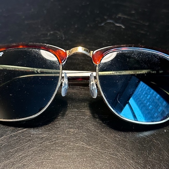 Raybans Clubmaster Classic Sunglasses - Tortoise on Gold main image 2